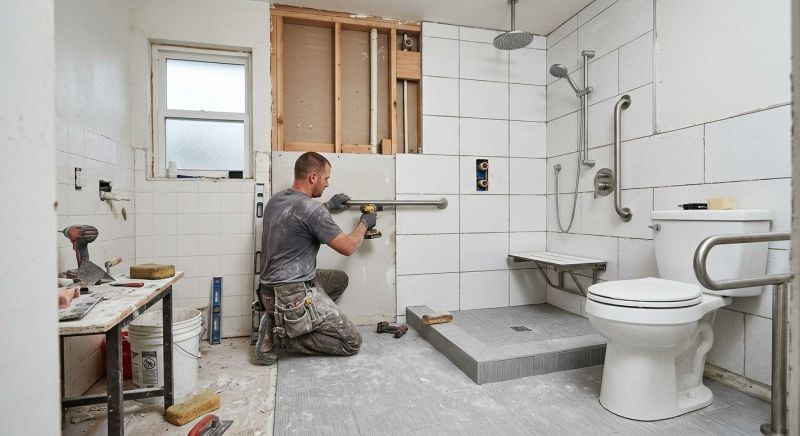 Accessible Bathroom Renovation in Alpharetta, GA