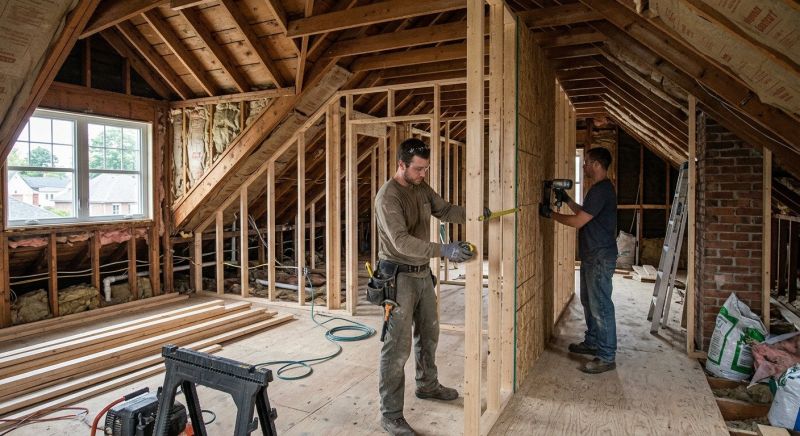 Attic Apartment Construction in Alpharetta, GA