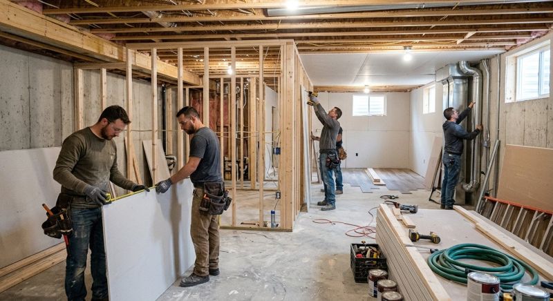 Finished Basement Remodeling in Alpharetta, GA
