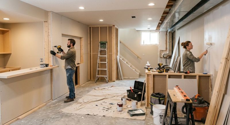 Rec Room Renovation in Alpharetta, GA