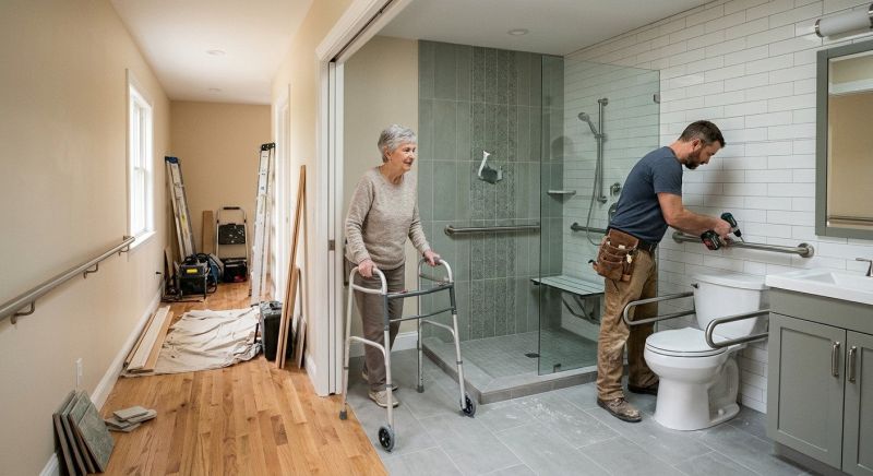 Accessible Bathroom Renovation in Alpharetta, GA