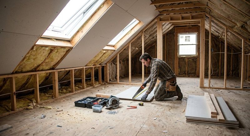 Attic Room Installation in Alpharetta, GA
