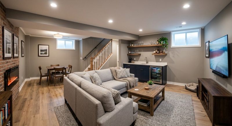 Basement Conversion in Alpharetta, GA