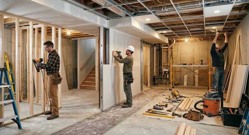 Basement Modification in Alpharetta, GA
