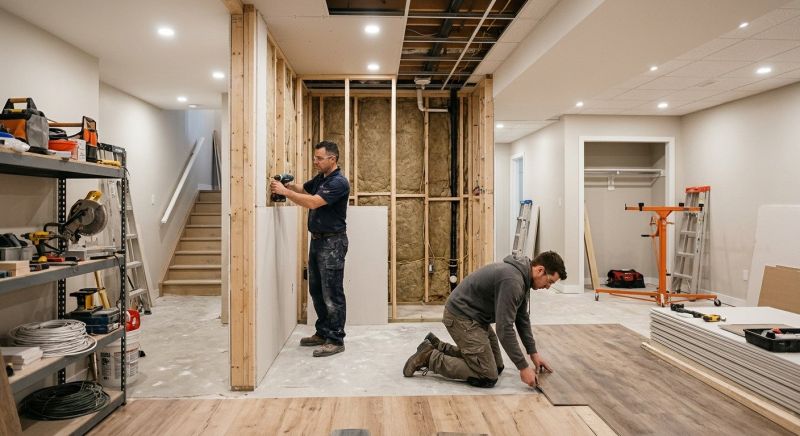 Finished Basement Remodeling in Alpharetta, GA
