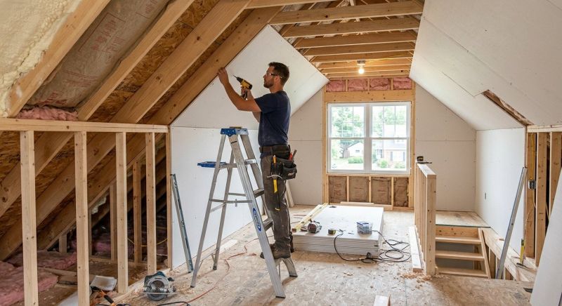 Garage Attic Remodeling in Conroe, TX