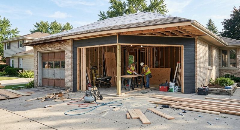 Garage Extension in Alpharetta, GA