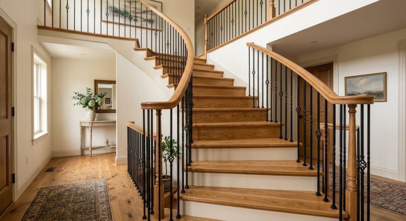 Stairwell Renovation in Conroe, TX